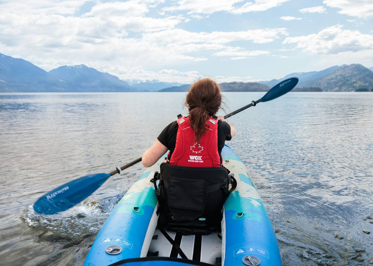 rent inflatable kayaks near lake with GPS rescue coverage example